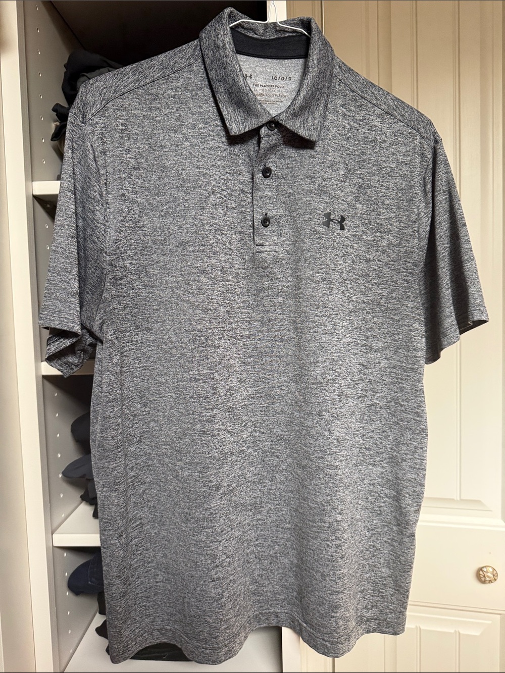 Under Armour Men's Heather Gray Performance Polo